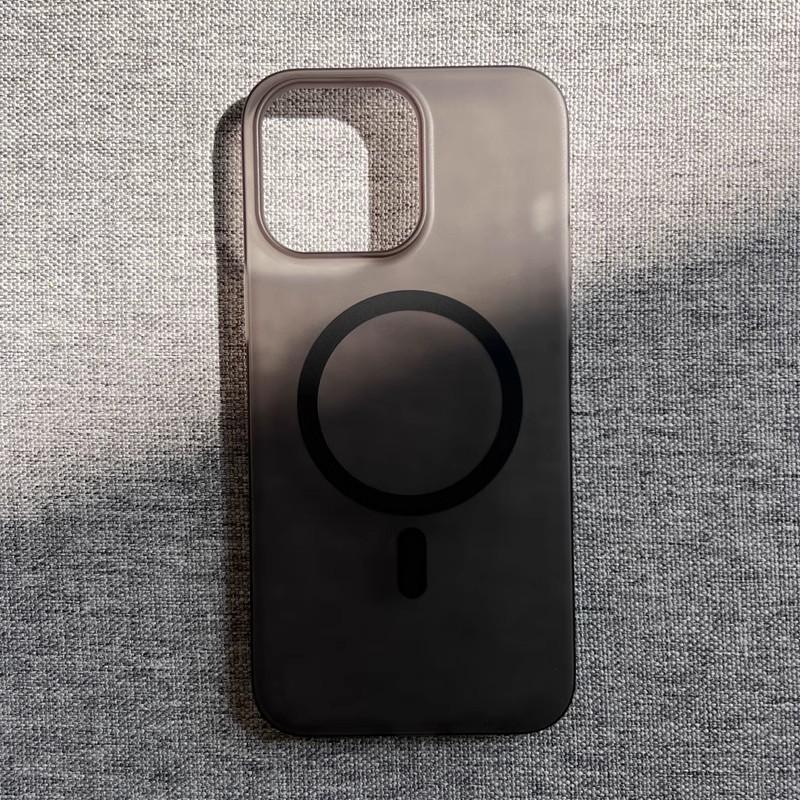 Подходит для Apple 17 Магнитный чехол для телефона Ледяной туман ПК Ультратонкий Матовый Iphone16 Ощущение кожи 15 Чехол для защиты от падений 14