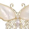 Butterfly Brooch Pin Rhinestone Decoration Badge Animal Lapel for Tuxedo Men