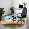 1pc mickey mouse Chair Carpet for Office Non Slip, Lightweight, Machine Washable Rug for Office Holiday Decor