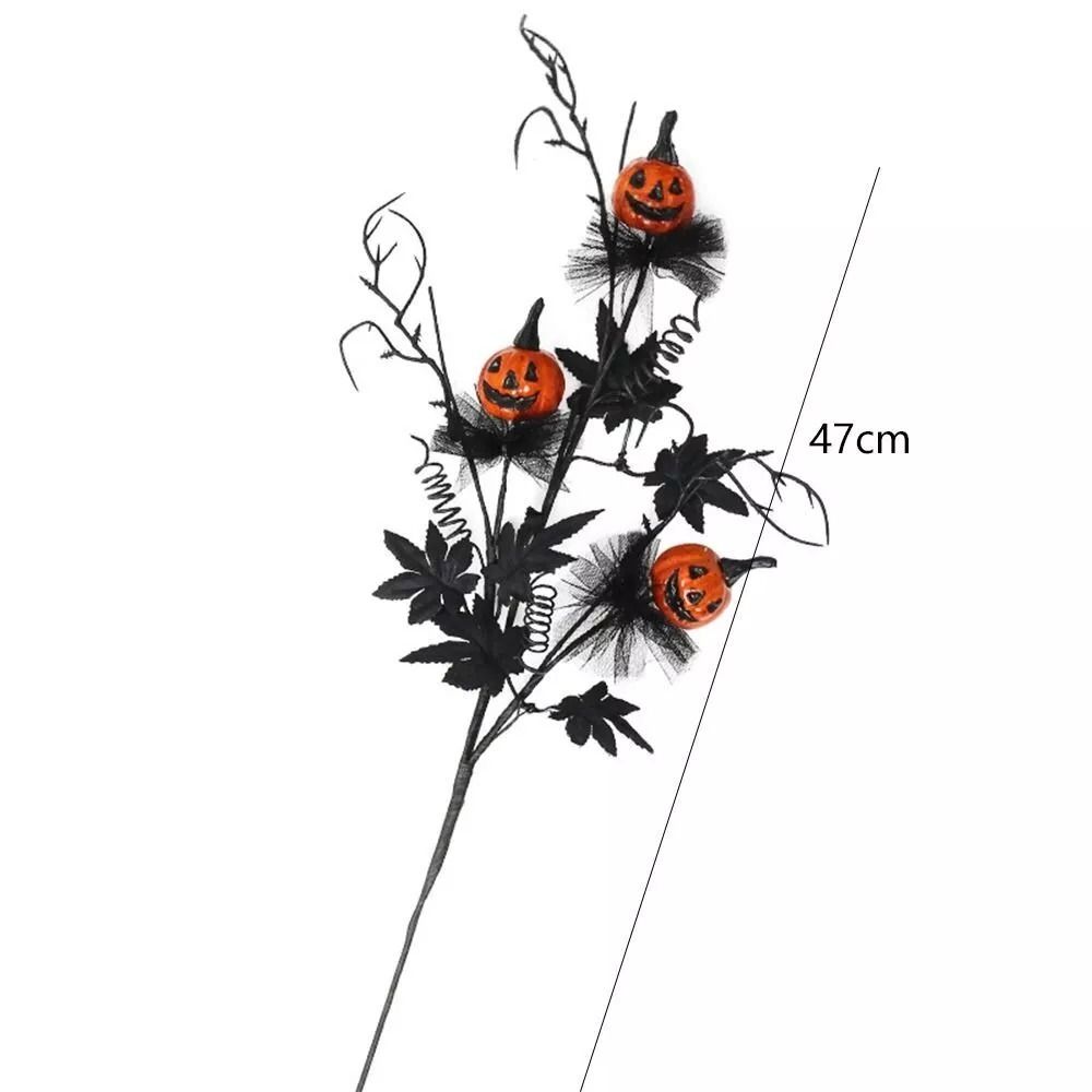 New Scary Maple Pumpkin Branches Halloween Creative Halloween Decor Funny Home Room Decor Fake Plants