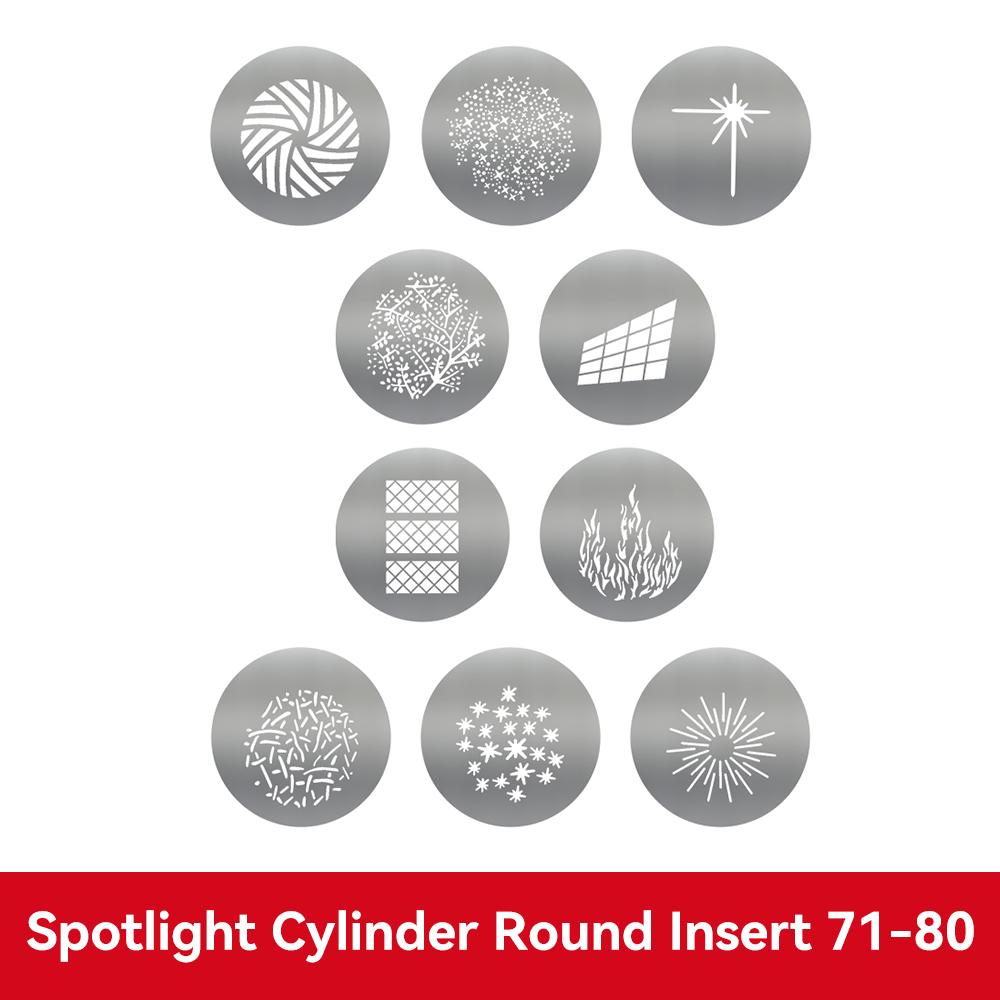 10 шт. графических карт SOONPHO OT1 для оптического конденсатора снот для проекции фона, графическая DIY шторка для фото для светодиодных вспышек Godox