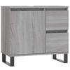 VidaXL Armoire de bain sonoma gris 65x33x60 cm bois d'ingénierie 831618