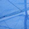 Foldable 4 Layers Hanging Dry Rack Net Zipper Opening Mesh Netting Blue