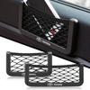 1Pcs Car Net Bag Phone Holder Storage Net Box Pocket Organizer For TRD Corolla Rav4 Auris Camry Yaris CHR Accessories