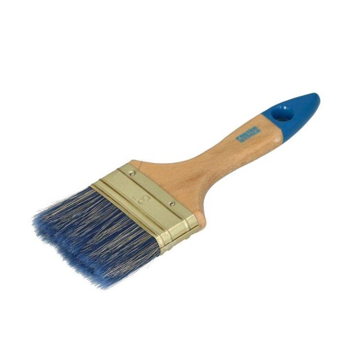 Pinceau plat - BONI-SHOP - 75mm - poils 44mm - pour peinture, vernis, laque