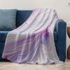 Vibrant Marble Effect Throw Blanket Sofa Bed Living Room Decorative Bedspread Home Textile Cushion Cover Gift