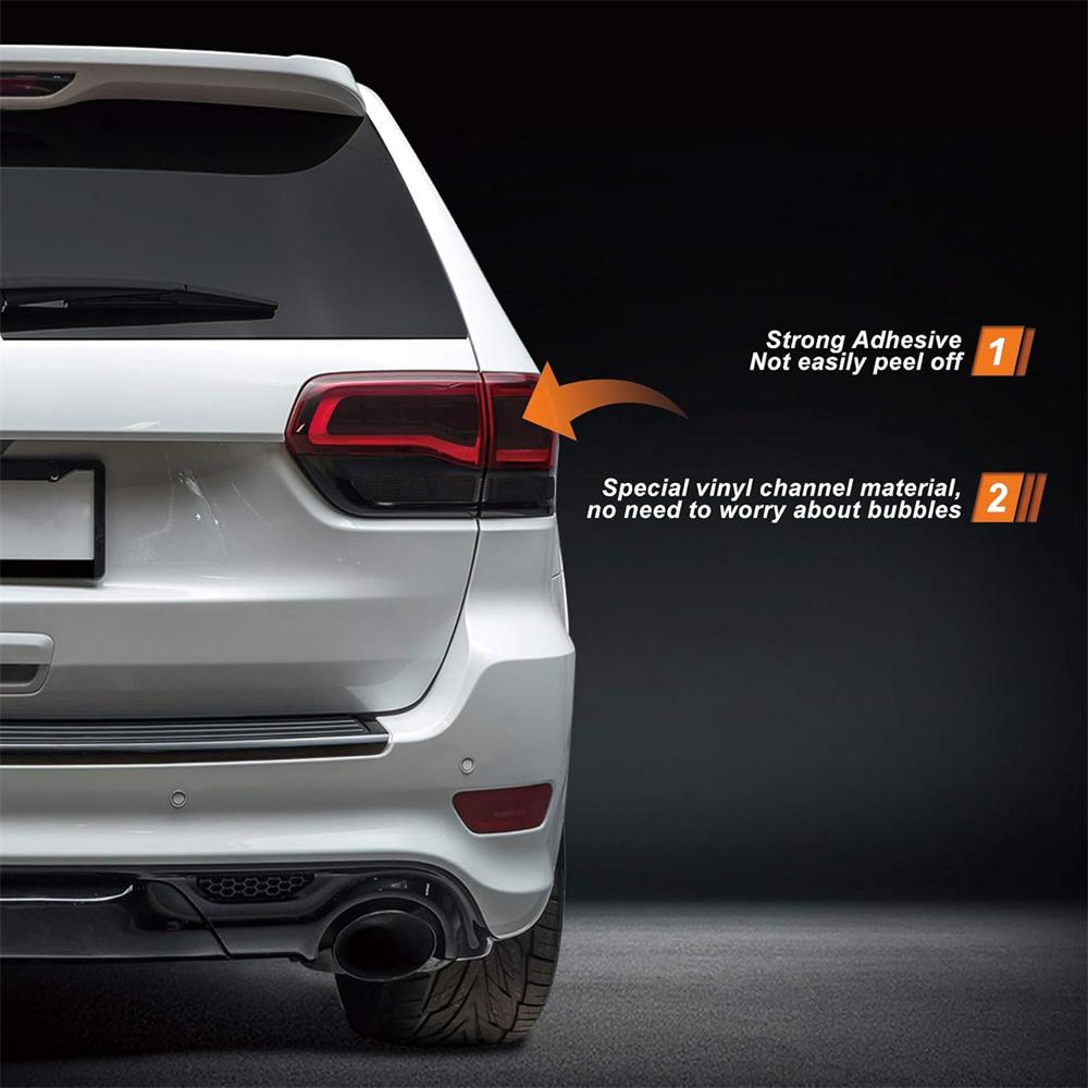 Для 14-21 Jeep Grand Cherokee Задний фонарь ДЫМЧАТЫЕ Виниловые наклейки-тонировка
