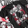 Tokyo Ghoul T-Shirt Ken Kaneki Manga Strip Horror Anime Black Shirt Tee All Size