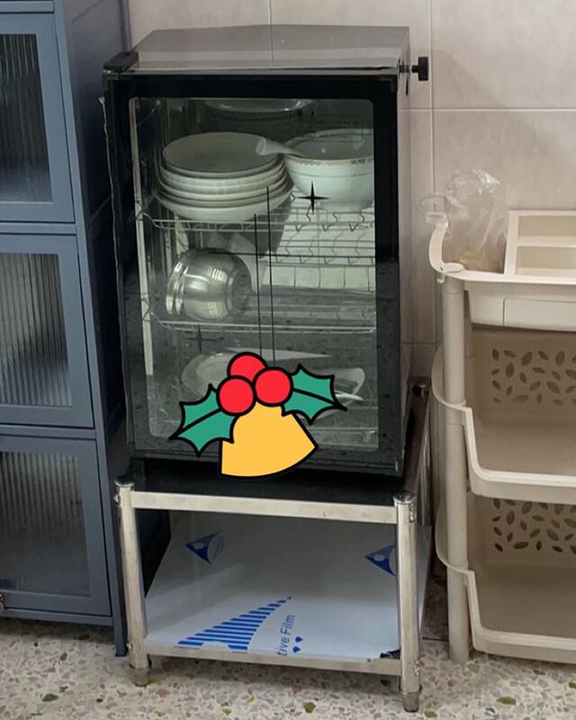 Cream Style Wooden 1-Barrel Floor-Standing Storage Rack