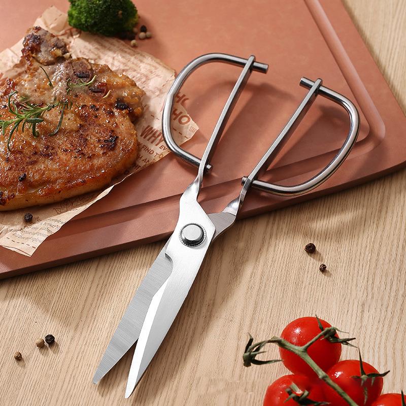 High-quality sharp kitchen scissors kitchen stainless steel detachable food scissors barbecue scissors multi-purpose scissors5