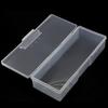Storage Box Transparent Multifunctional Plastic Nail Storage Organizer Case for Cosmetic
