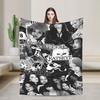 Katseye Kpop Девочки Пледы Качественные Мягкие Теплые Плед Зима Девочки Мальчики Спальня Узор Покрывало