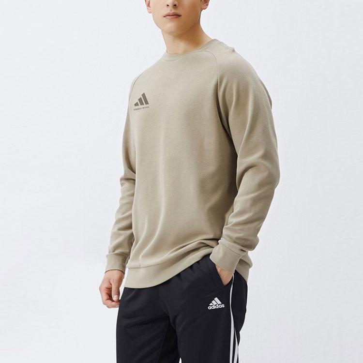 Adidas Спортивная повседневная толстовка с круглым вырезом с логотипом, унисекс, серая ACLLSPS3CS-GYDG