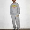 Levis X The Simpsons Коллаборация Принт с буквами Мультяшный узор Пуловер Толстовка Мужская Толстовка Серая A2056-0001