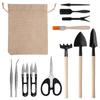 13PCS Mini Garden Planting Tool Set for Succulents Weeding Digging Planting Transplanting Miniature