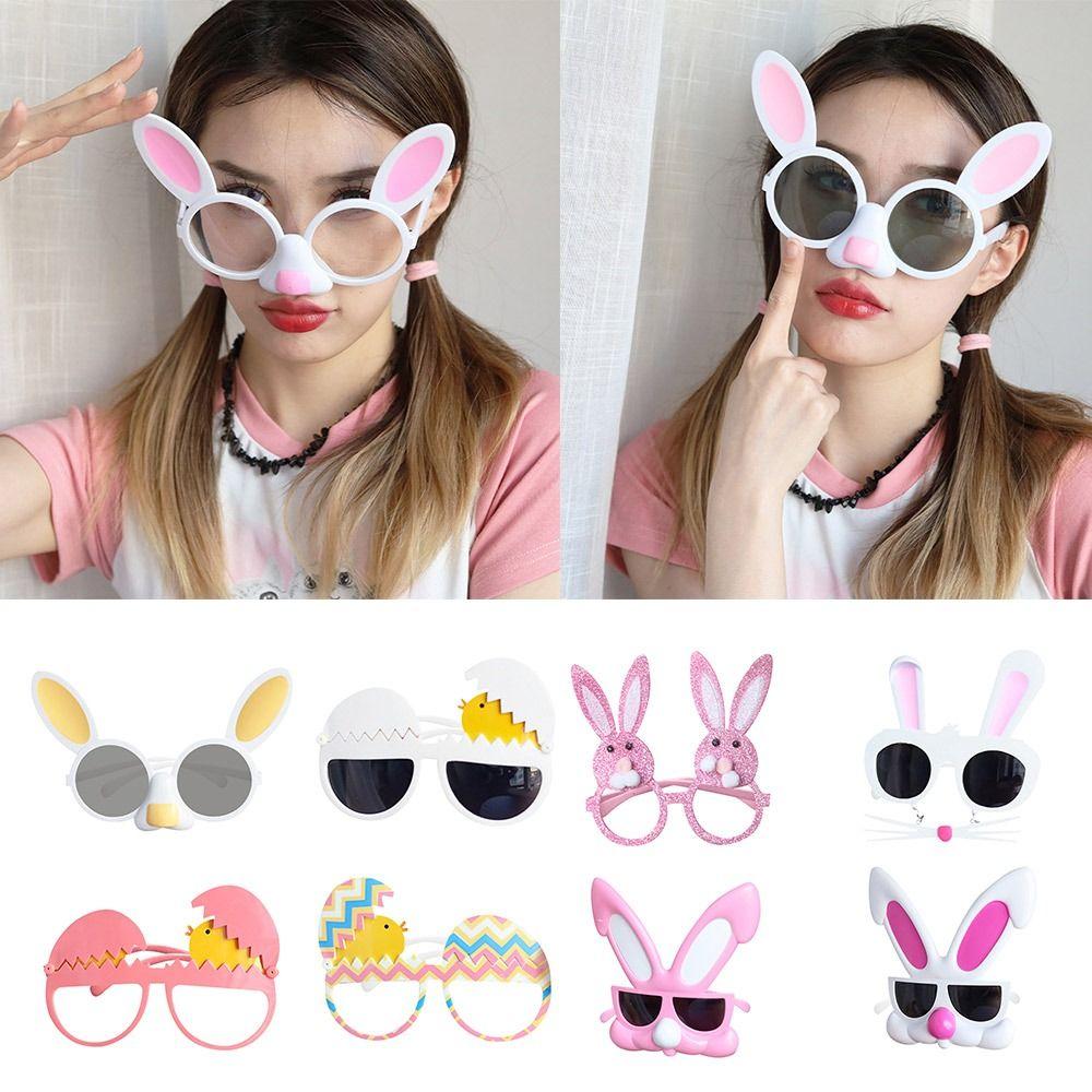Creative Rabbit Easter Egg Glasses Easter Headbands Chick Bunny Glasses Easter Glasses  Men Women