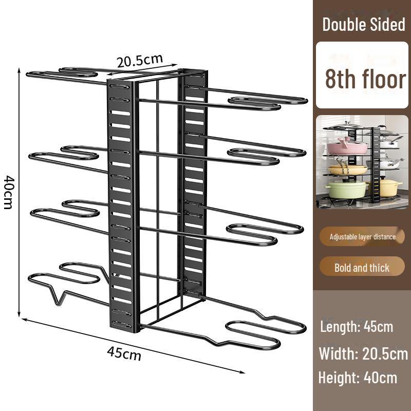 Multi-Function Retractable Kitchen Storage Rack for Sink and Tableware