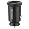 Car Charger Baseus Grain 2X USB 5V 3.1A (Black)