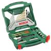 Bosch Screwdriving-Drilling Mixed Set - X-Line Titanium Box of Drill Bits and Screwdriver Bits, 50 Pieces