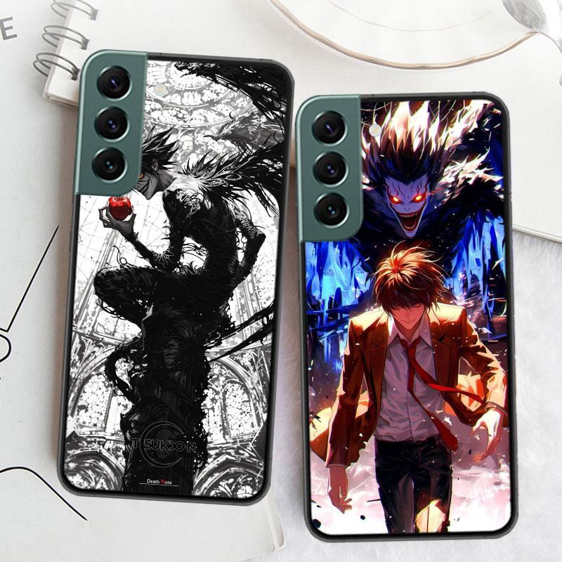 Чехол для телефона с аниме Deth Note Лайт Ягами Для Samsung Galaxy S22 S25 Ultra S21 S10 Plus S26 Edge S20 S23 S24 FE Чехол Силиконовый