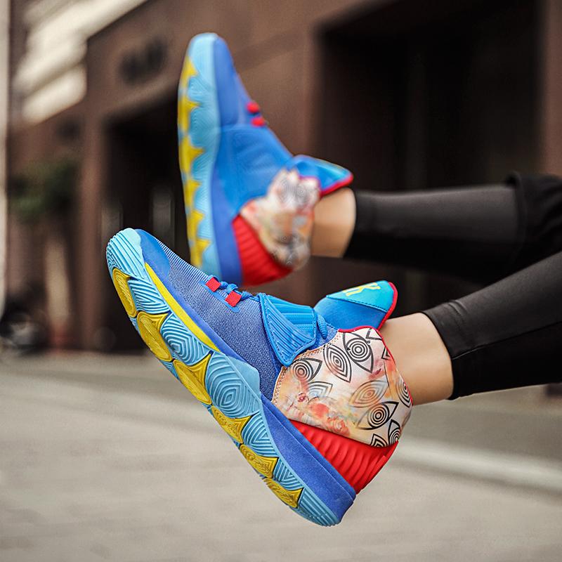 Молодежные баскетбольные кроссовки высокого качества, мужская обувь, нескользящая подошва, износостойкие мужские баскетбольные кроссовки, модные удобные баскетбольные кроссовки