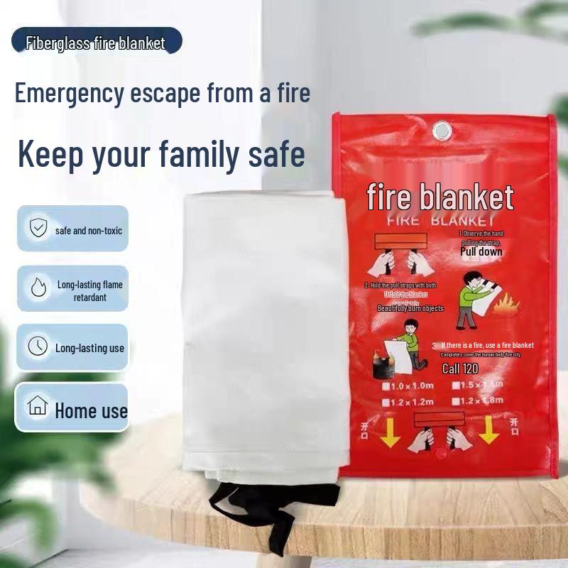 Commercial Kitchen Fire Blanket - Fire Safety & Escape Tool