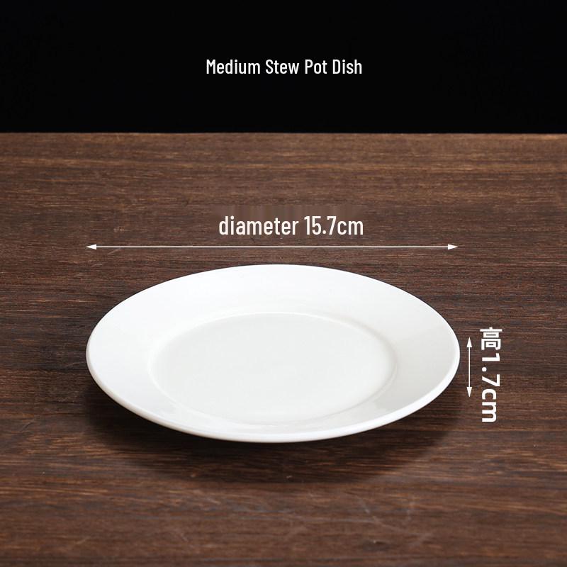 Ceramic Double Boiler Stew Pot with Lid for Soup, Bird's Nest, and Steamed Eggs