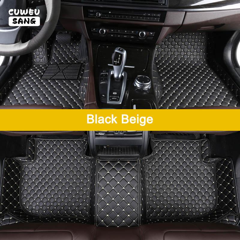 CUWEUSANG Custom Car Floor Mats For Lexus IS IS200 IS200C IS250 IS300 IS300h IS350 IS500 Auto Carpets Foot Coche Accessoriessor