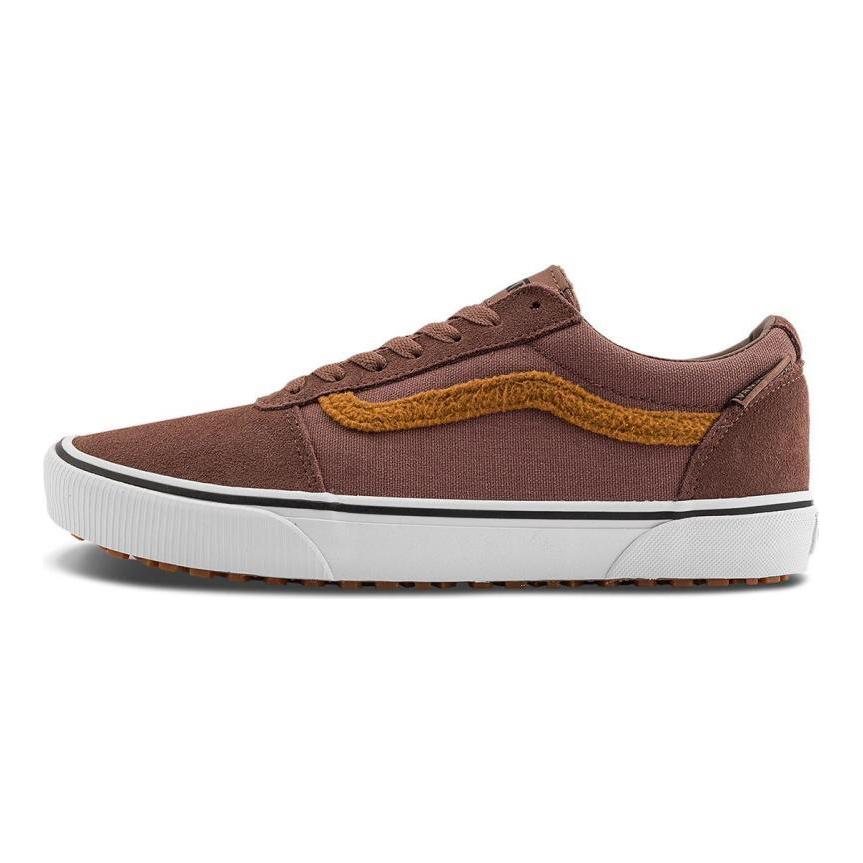 Vans Ward Износостойкие Низкие Кеды для Скейтборда Мужские Коричневые Белые Кроссовки VN000CZFCHG
