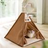 New Cat Tent Breathable Sandwich Cat Nest Universal for All Seasons Summer Cat Bed Dog Bed Triangular Mat Pet Supplies