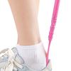 Shoes Horn Long Handle Lazy Shoe Helper Lifter Anti-Slip Handle Flexible Long Shoehorn Dual-Purpose Massage Claw