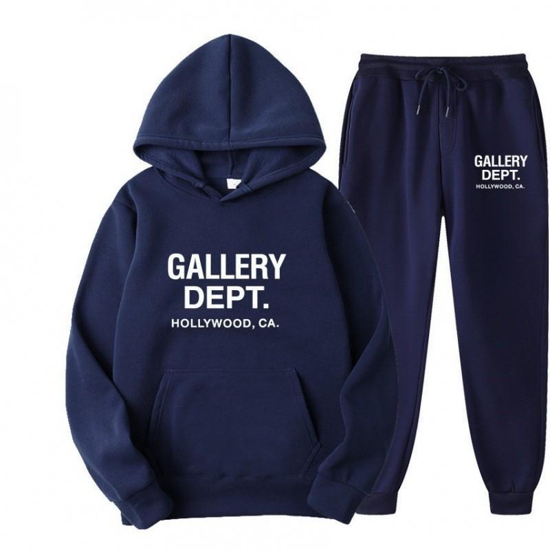 Womens Casual Hooded Sweatshirt Tracksuit Set Winter Fashion Letter Print Outfit