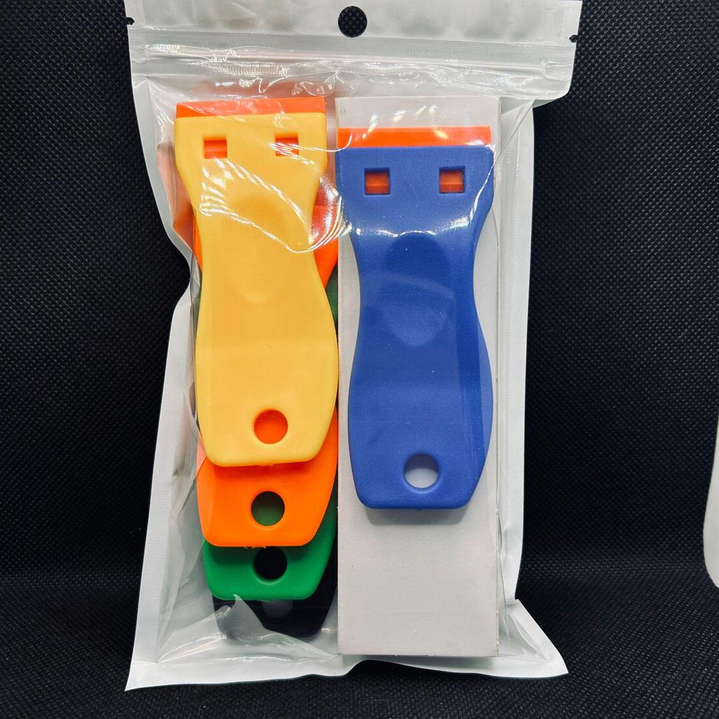 Пластиковый шпатель для удаления автомобильной пленки и клея - скребок для уборки дома