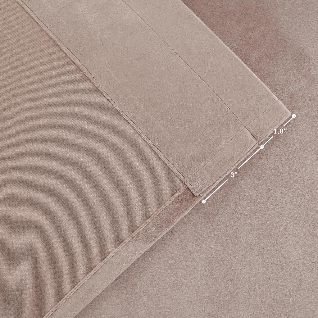 Бархатные оконные плотные шторы с люверсами, 2 панели для спальни, гостиной, офиса