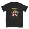 Unisex T Shirt Jamaica Coat Of Arms Tshirts Harajuku Summer Tee Shirt Vintage Cotton Clothes Gift Idea