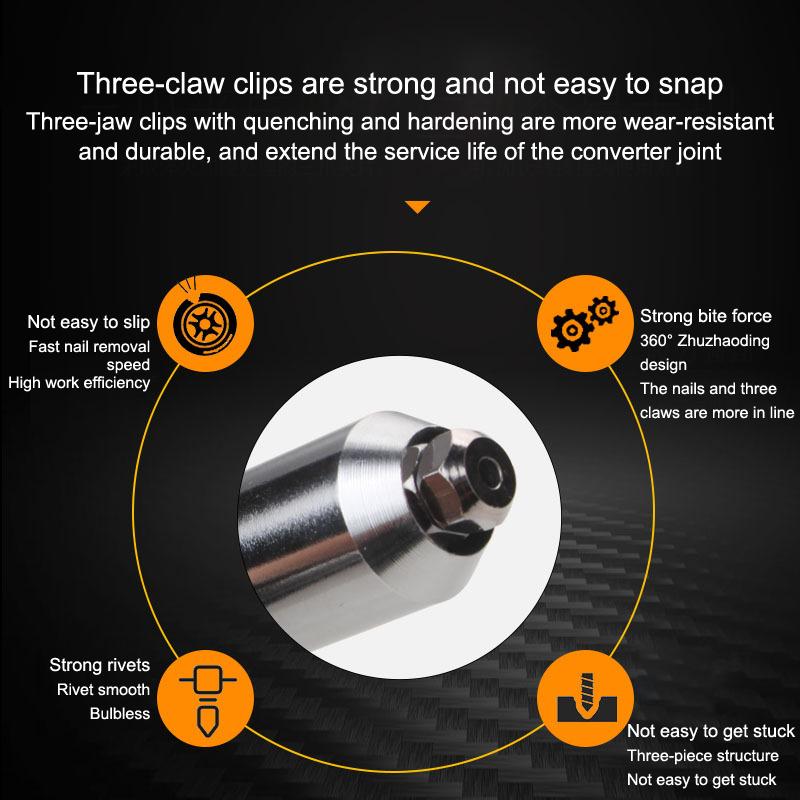 High-Powered Rivet Machine Tool Kit with Electric Rivet Gun Adapter 2.4mm to 4.8mm