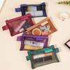 New Mini Cute Nylon Mesh Storage Bag Portable Coin Purse Small Cosmetic Bag Lipstick Key Earphone Organizer Card Holder