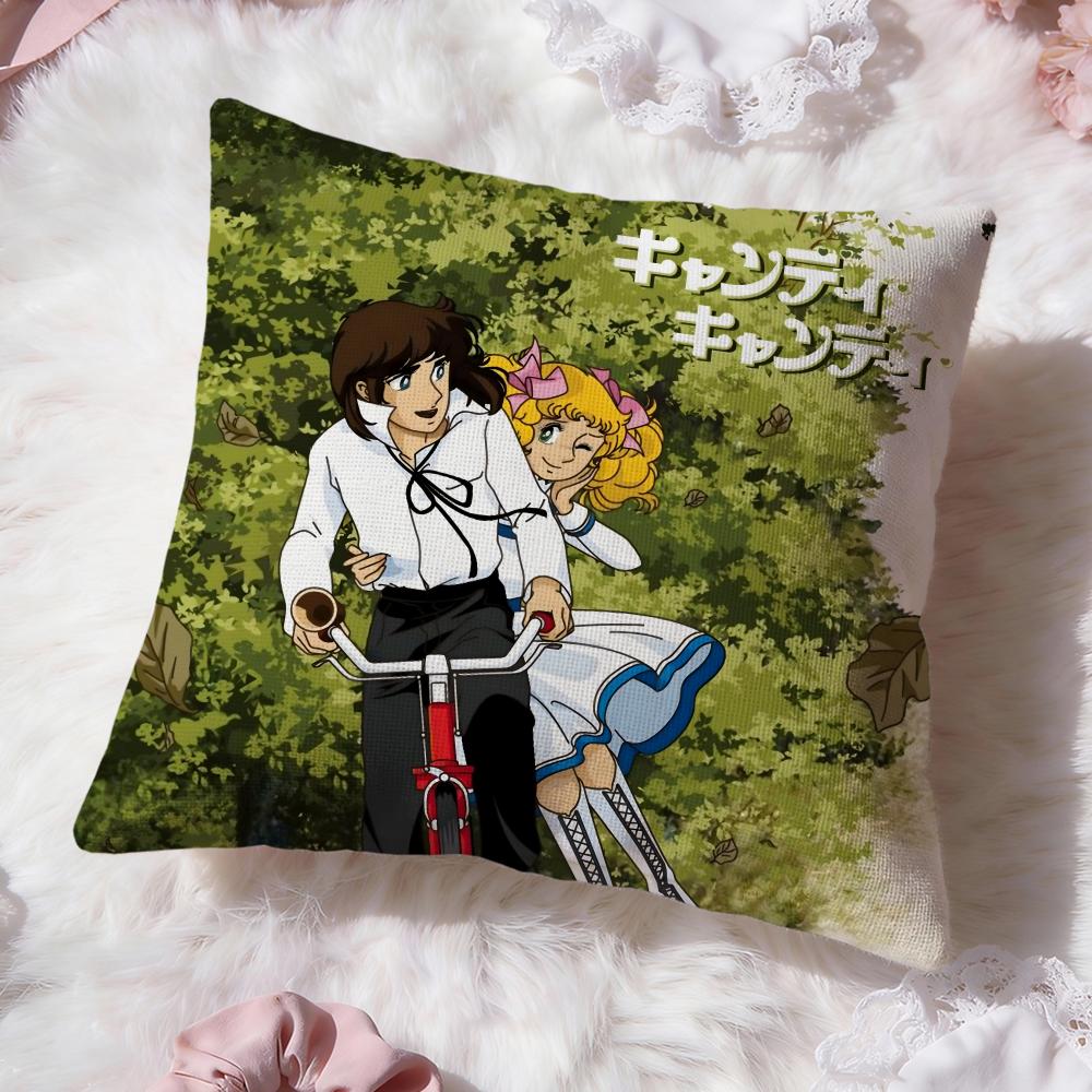 Anime C-Candy Candy Cushion Cover Premium Comfort Reversible Pillow Cove -Two in One Design for Any Room & Car Interior