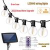 Spot G40 Solar LED Outdoor Waterproof Globe String Lights for Courtyard & Christmas Decoration
