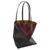 Loewe Medium Puzzle Fold Tote In Nappa Calfskin Black/Burgundy Women Tote_bags A779G50X96-1101