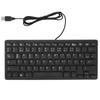 Computer Keyboards Ergonomic Design UltraThin Mini Durable Wired 78 Keys Mechanical Keyboard for PC