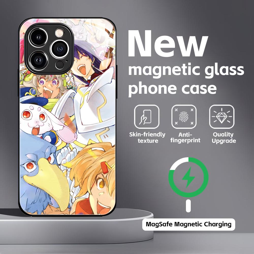 Shangri-La Frontier Phone Case For iPhone17 16 15 14 13 12 11 X XR XS 8 Plus Mini Pro Max Glass Magnetic Case