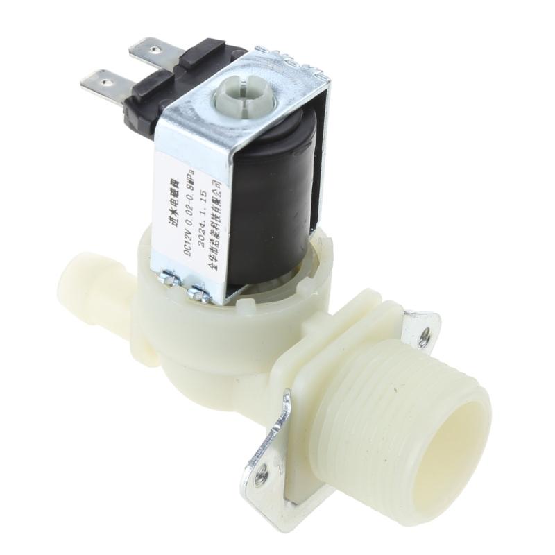 Пластиковый электромагнитный клапан DC12V 24V AC220V Параллельный одноходовой клапан Электрический соленоидный клапан Металлический электрический клапан