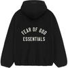 Fear of God Куртка-бомбер Essentials Brushed Hooded Bomber Jacket Black для мужчин, верхняя одежда 202HO246250F