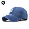 Korean Version Washed and Old A Letter Embroidered Baseball Cap for Men and Women Spring, Summer and Autumn Simple Personality Versatile Sunshade Cap