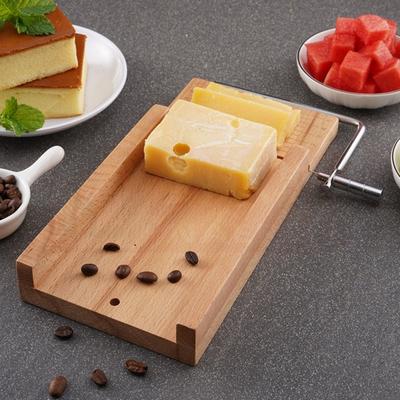 Слайсер для сыра с проволокой из нержавеющей стали, деревянный резак для сыра