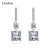 Lindon Copper Alloy Zircon Earrings Drop Earrings For Women Wedding Party Gifts