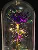 Mother's Day Gifts Birthday Gifts Galaxy Acrylic Rose Crystal Flower Gift Light Up Rose In Glass Dome Artificial Rose Ideas Gift for Mom Sister