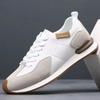 Men's Breathable Summer Shoes Sport Casual Shoes Leather Small White Versatile Men's Footwear For Everyday Comfort