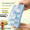 Food Grade Silicone Ice Cube Tray with Lid - Large Commercial and Household Mold